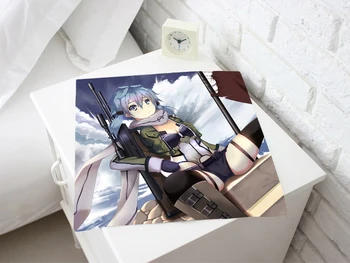 

Sword Art Online Anime Sinon 23*23CM Square Towel #40408
