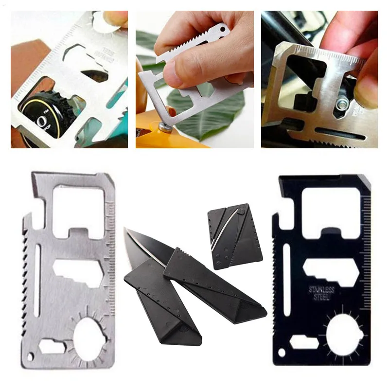 Metal Pocket Card Knife Bottle Opener Keychain Keyring Ruler Saw Spanner Sales Promotion Gift Baby520 | Автомобили и мотоциклы