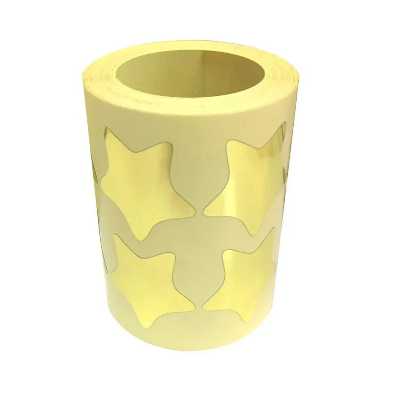Brilhante-material de Professor Adesivos em Forma de Estrela de Ouro-0.75 Professor Criou Recursos Grandes Polegada-folha Metálica 2 de estrela de ouro-0.75