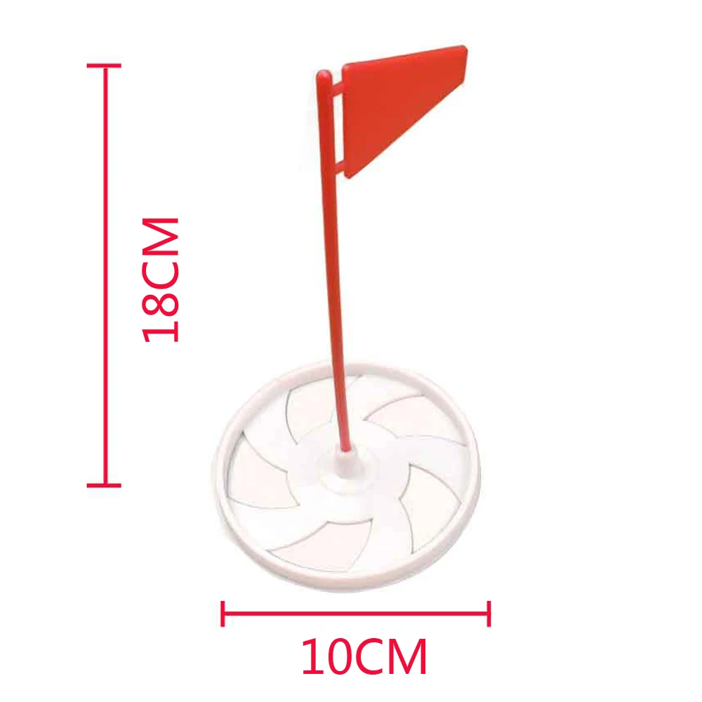 Пластик Гольф положить зеленый чашка с флагом регулирования чашки отверстие флаг Крытый Практика