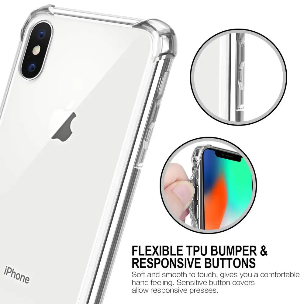 US $175.80 Perfect Fit For Iphone 8 XS XR MAX X Crystal Gel Case Ultra Thin Transparent Soft TPU Clear Cases For Iphone 66S 7 Plus