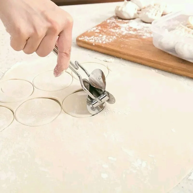 Нержавеющая сталь нож для выпечки, для рубки теста Пресс для пельменей и вареников приспособление для лепки пельменей чайник Пособия по кулинарии Кондитерские инструменты круглое устройство делая машину