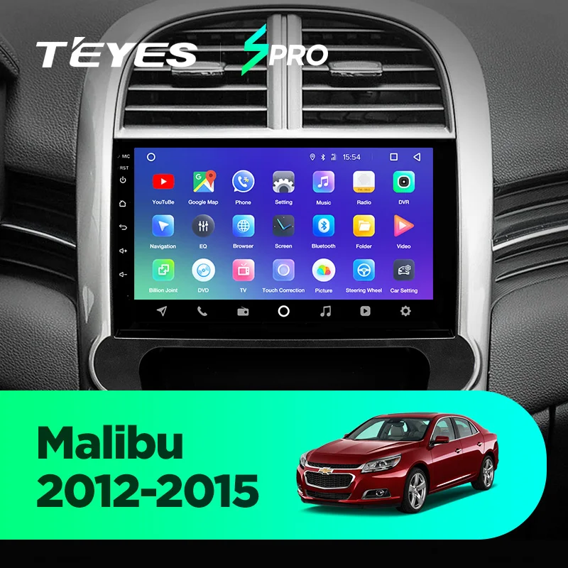 Clearance TEYES SPRO For Chevrolet Malibu 8 2012 2013 2014 2015 Car Radio Multimedia Video Player Navigation GPS Android 8.1 No 2din 2 din 1