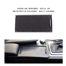 Car Center Console Cover Cup Holder Roller Blinds C-Class E-Class Cup Holder Zipper Storage Box Trim
