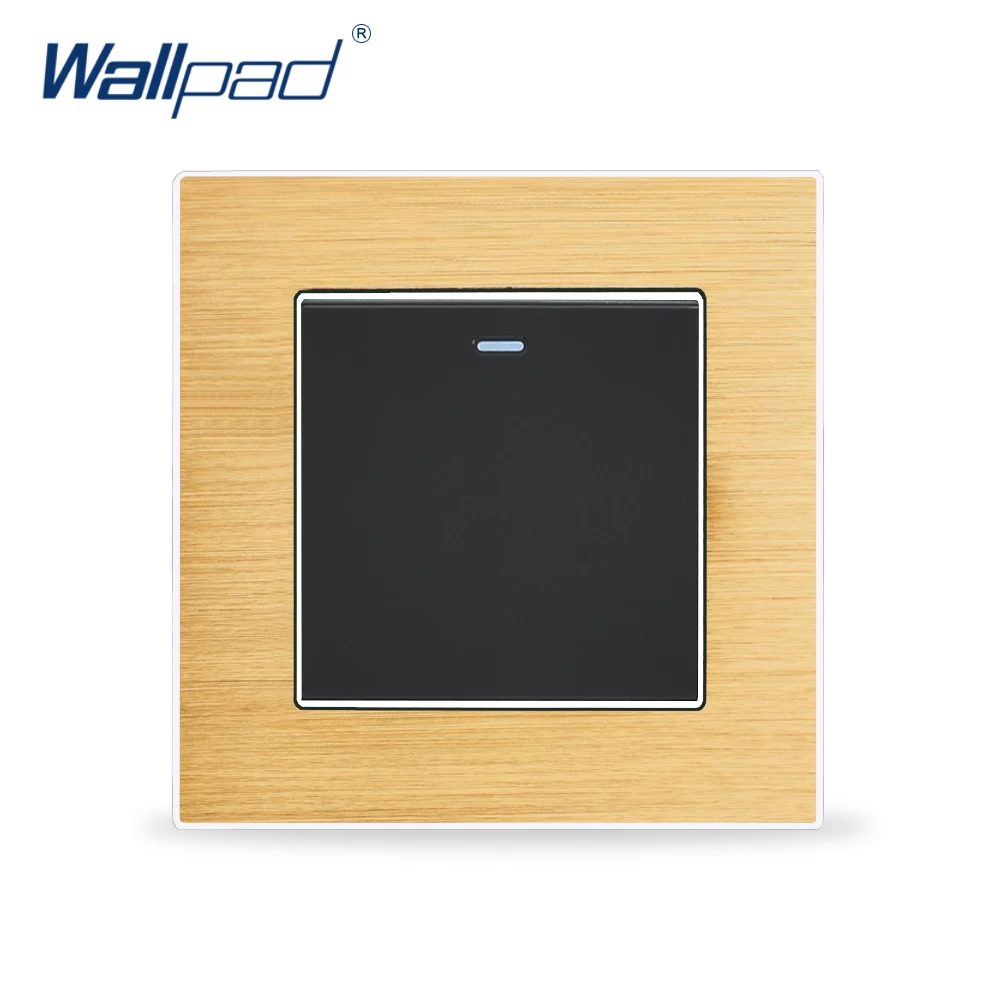 1 клавиша канал переключатель Wallpad роскошный настенный светильник ель света