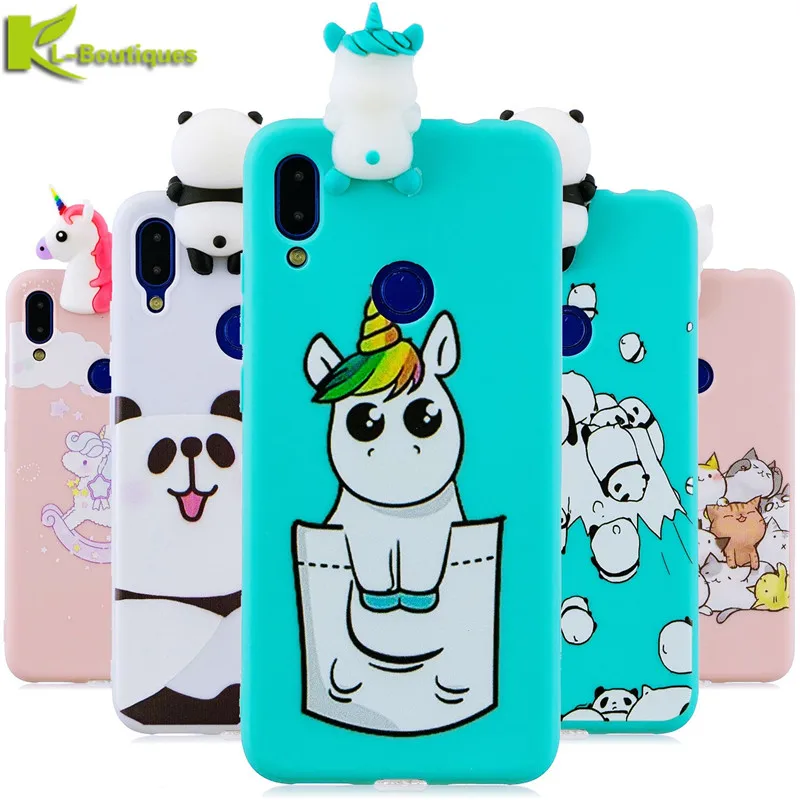 

Phone Case on For Xiaomi Redmi Note 7 5 6 Pro 5A 4X 5 Plus 6 Pro A1 A2 Lite Case Cover 3D Panda Unicorn Soft TPU Silicone Cases