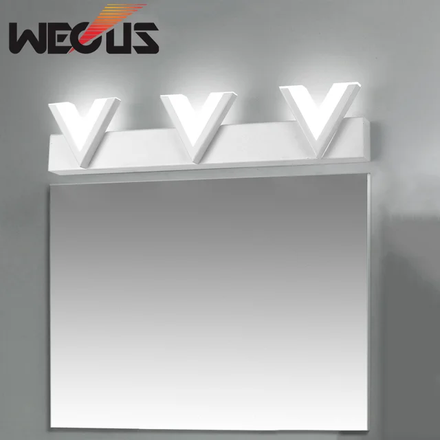 LED Acryl Rvs Spiegel Voorlamp Moderne Eenvoudige Slaapkamer ... LED Acryl Rvs Spiegel Voorlamp Moderne Eenvoudige Slaapkamer ...