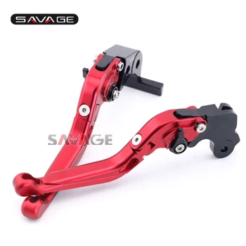 

For MV Agusta F3 675 12-16, F3 800/AGO 13-16 Motorcycle Aluminum Adjustable Folding Extendable Brake Clutch Lever Red