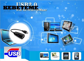 

KEBETEME USB 2.0 to RJ-45 10/100Mbps Wired Network Card Lan Adapter Hub for Windows 7/8/10/Vista/XP Laptop PC