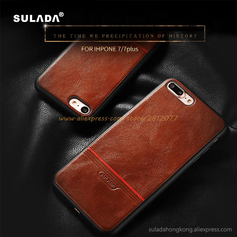 Sulada Honor Series Встроенная чехол для iPhone 7 Plus Мягкие TPU Роскошные антидетонационных