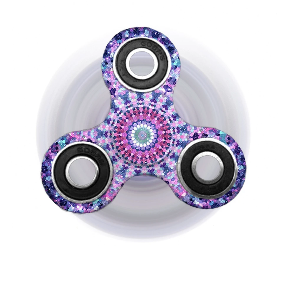 

Mandala Colorful Painting  Colorful Hand Finger Spinner Purple