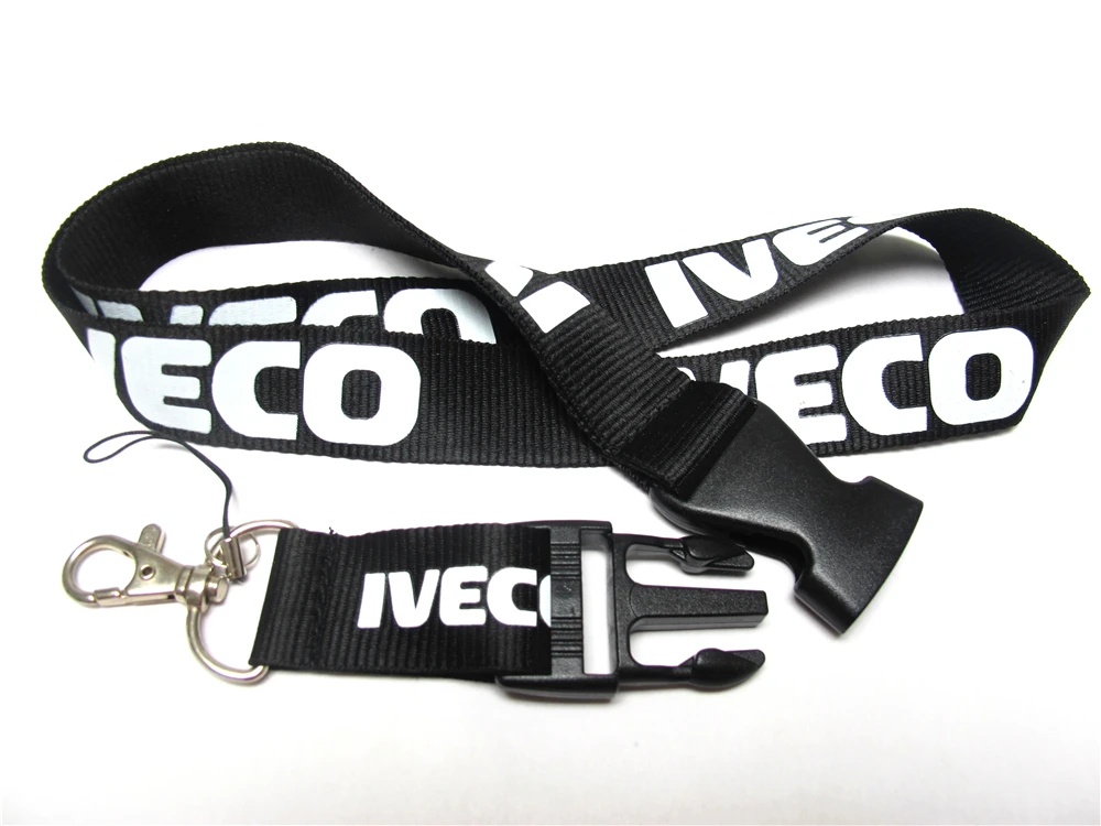 Мужской Автомобильный логотип IVECO ремешок для ключей ID бейдж держатели ремешки