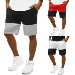 Мужские свободные пляжные шорты до колена повседневные штаны для фитнеса