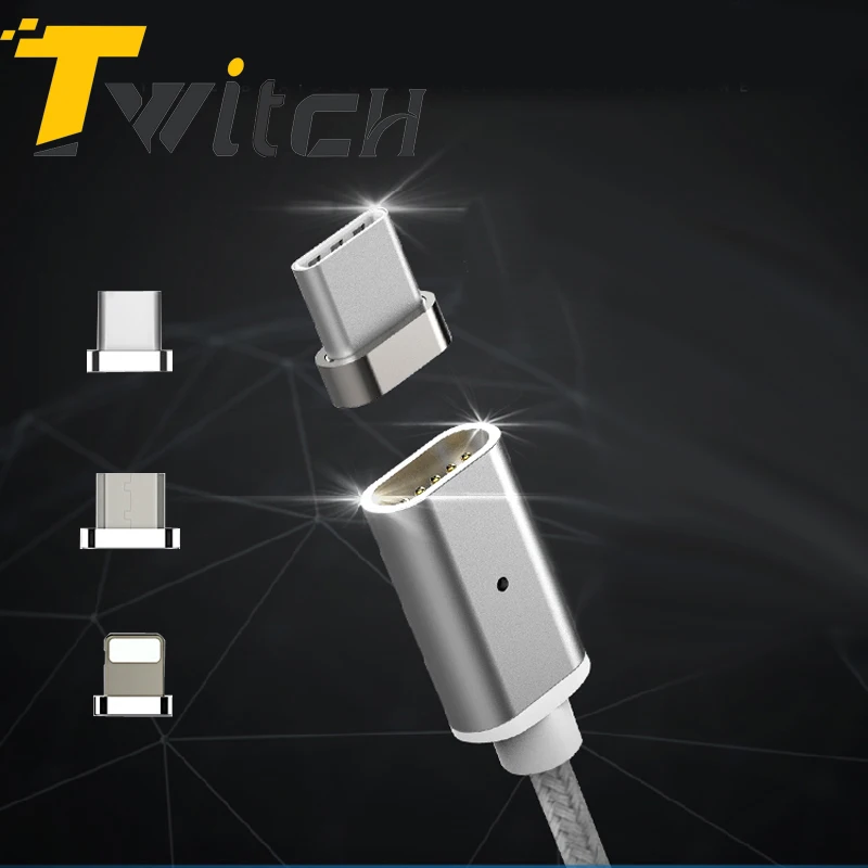 Twitch Magnetic Micro USB Data Adapter for iPhone5 6s 7plus Magnet Charging for font b Android