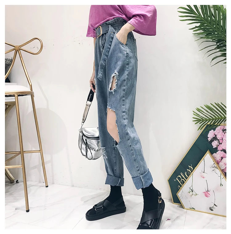 Дешевая новинка осень зима горячая распродажа женские модные повседневные джинсовые штаны C159-18715