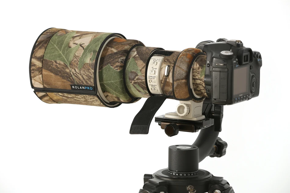 Линзы ROLANPRO камуфляжное покрытие от дождя для Canon EF 400 мм f/4 DO IS USM линзы SLR чехол