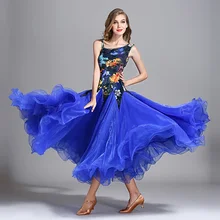 С принтом, платья для участия в конкурсах бального танца, Танцы бальное платье, для вальса платья Стандартный Танцы платье для женщин Бальные платья Румба Танцы