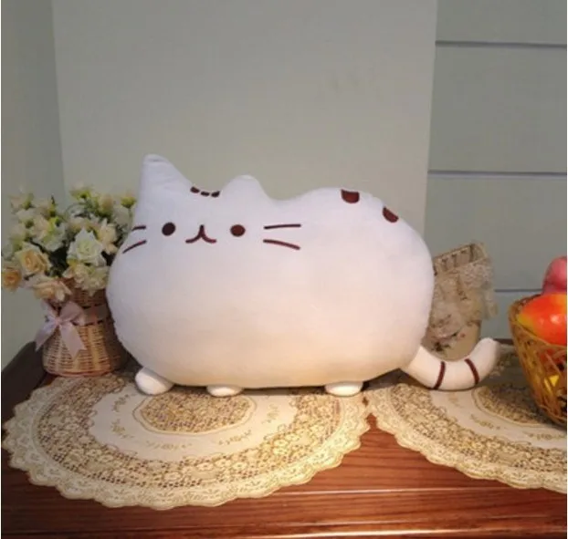 Creative Cartoon Animal Soft Plush Toy Stuffed Big Fat Cat cushion For home decoration