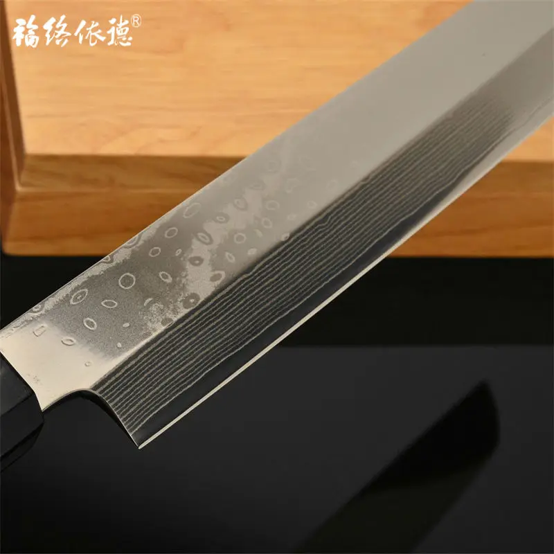Японский нож Kiritsuke для суши 24 27 30 см японский VG10 Дамасская сталь кухонный лосося