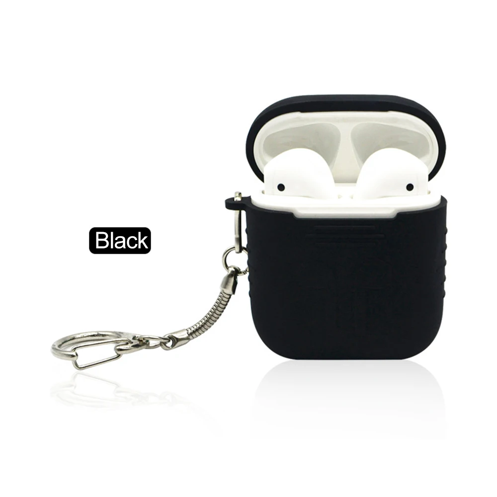 Для Apple Airpods Bluetooth гарнитура силиконовый чехол анти падение/пылезащитный чехол для наушников Аксессуары для наушников