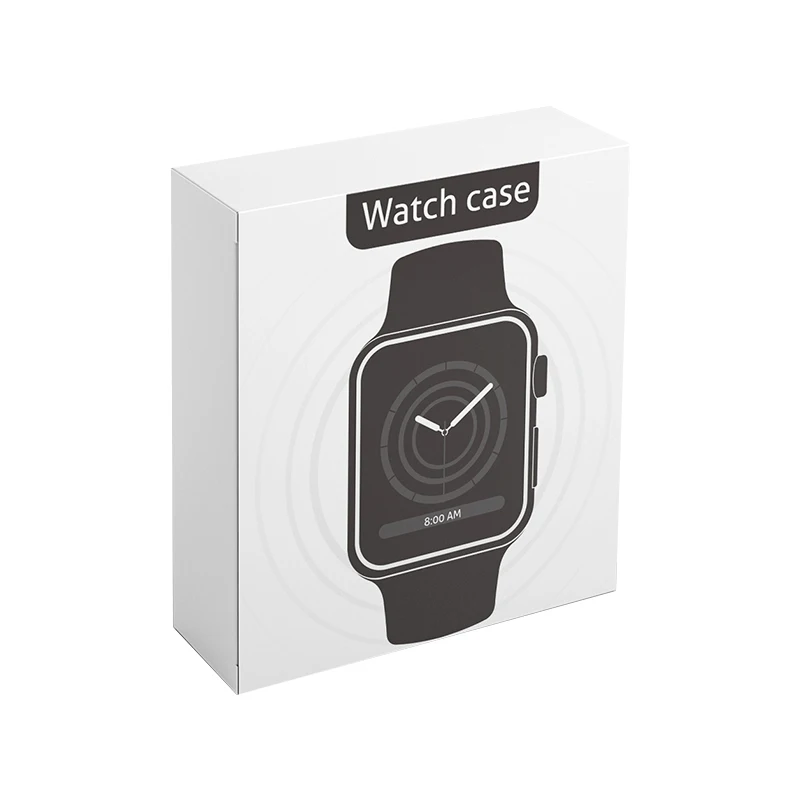 

500pcs Wholesale Luxury Paper Packaging Box for Apple Watch Case Retail Gift Packing for Apple Watch 123 Soft TPU Case