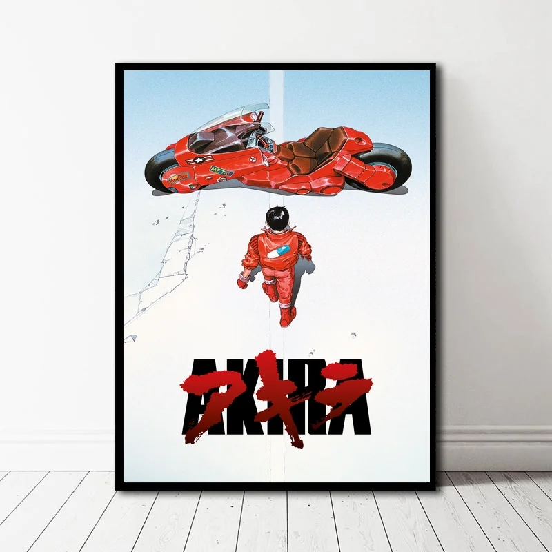 

Akira (1988) Classic Anime Movie Poster Adornment Poster Wall Art Decor Pictures
