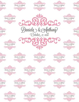 

custom Step And Repeat flower backdrops High quality Computer print wedding photography studio background
