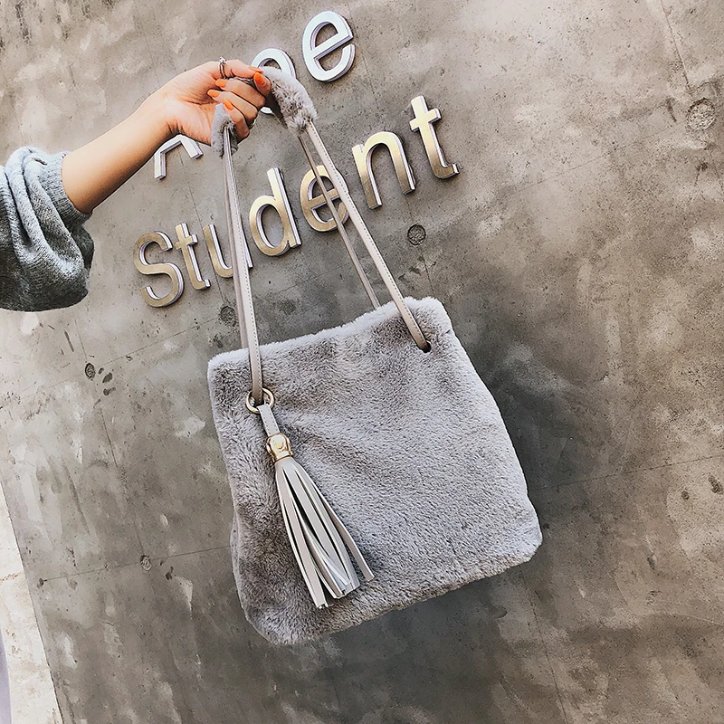 JANESPRI 2018 Fashion Women Tassels Handbag Velour Messenger Bag Autumn Women Shoulder Bags Ladies Party Handbags Female Bolsa (21)