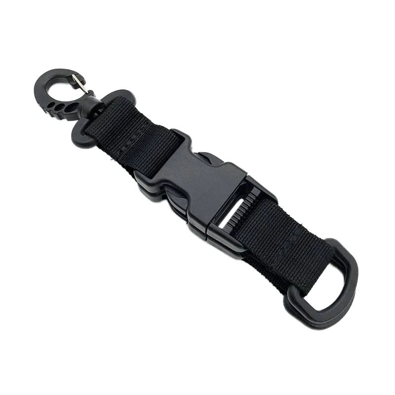 

Outdoor rock climbing accessories mountaineering lock multi-function tactical 360 degree rotating D-type waist bag hanging ring