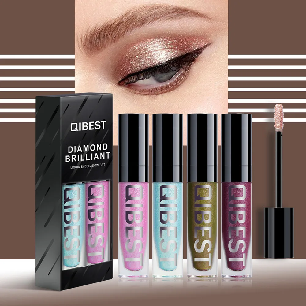 

SALE Metallic Shiny Smoky Eye Eyeshadow Waterproof Glitter Liquid Eyeliner 2Pcs Eyeliner Pen Eyeshadow Pen Gift Dropshipping