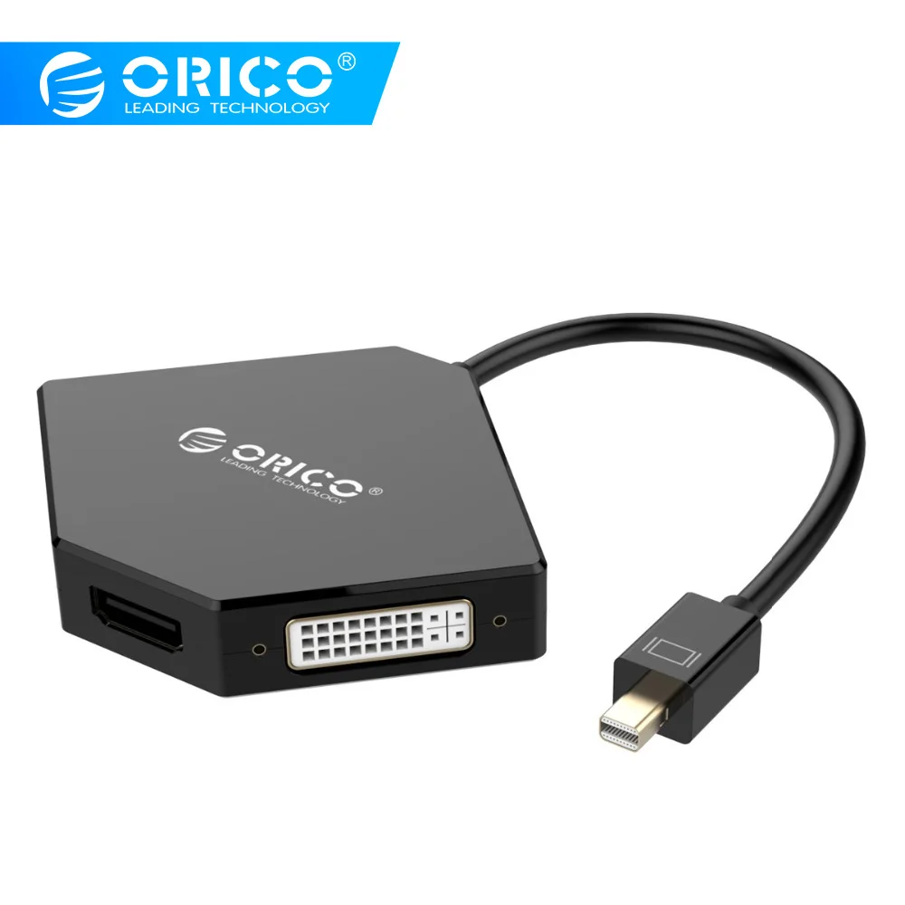 ORICO DPT-HDV3 DP к VGA, HDMI, DVI адаптер кабель Thunderbolt Дисплей Порты и разъёмы для Apple MacBook Air iMac Pro Mac