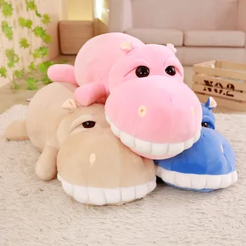 

1pcs 60cm Lovely Animal Hippos Soft Stuffed Doll Plush Toy Pillow Presents Gifts For Children Or Friend