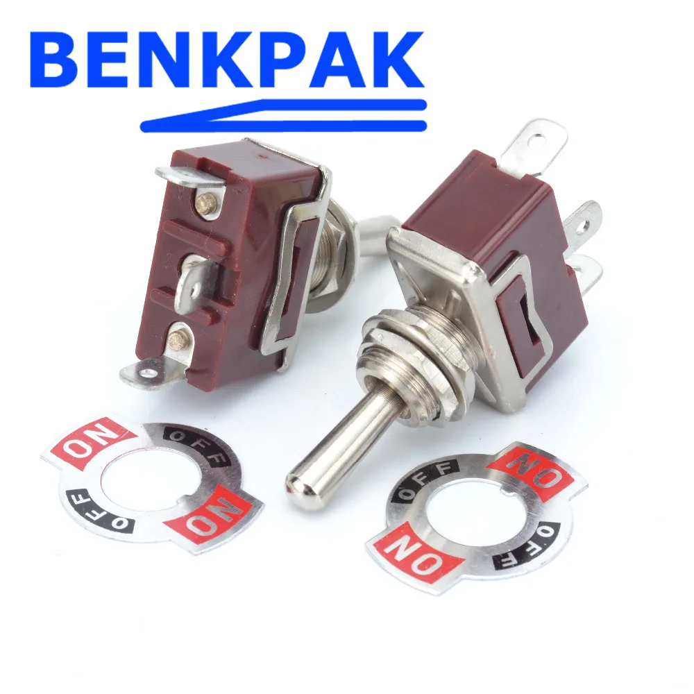 

3flat pin momentary toggle switch (ON) OFF (ON)