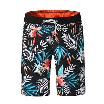 

Beach Shorts Men Summer Hawaii Men Shorts Quick drying Straight Comfortable Drawstring Casual Hip Hop Homme Men Shorts Plus size