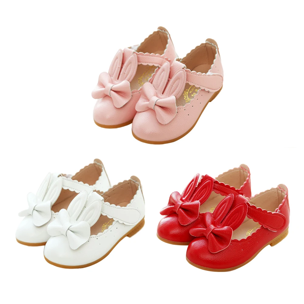 

Girl Children Flat Sandals Fashion Leather Single Shoes for Toddler Kids Summer Princess Bowknot Flat Shoes Calzado para niosP25