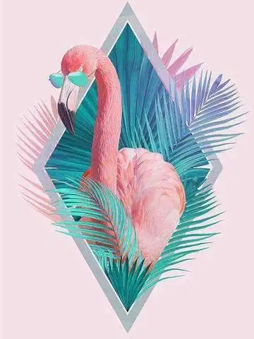

Diamond Painting | Flamingo 2 varianten