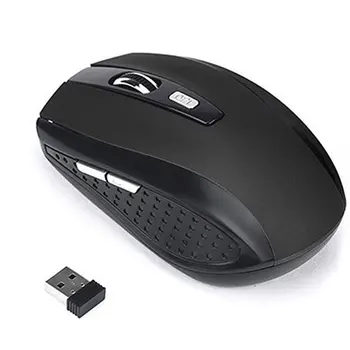 

Hot Sale 2.4GHZ Wireless Mouse Optical 6 Key Gaming Mouse 1600DPI Mice USB Receiver for Games Office Leisure Use