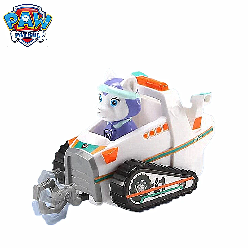 

Paw Patrol Dog Helicopter Snow dog Skye Everest Pull back Bauble Action Figures Figure Toy For Children Gift