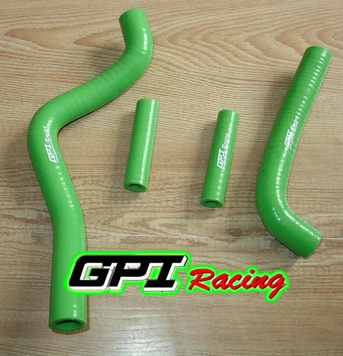 

GPI silicone radiator hose FOR KAWASAKI KX125 KX 125 99-02 00 01 1999 2000 2001 2002 GREEN