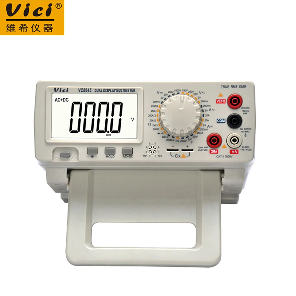 Цифровой мультиметр Vici VICHY VC8045 настольный 4 1/2 истинный RMS DCV/ACV/DCA/ACA DKTD0122|multimeter