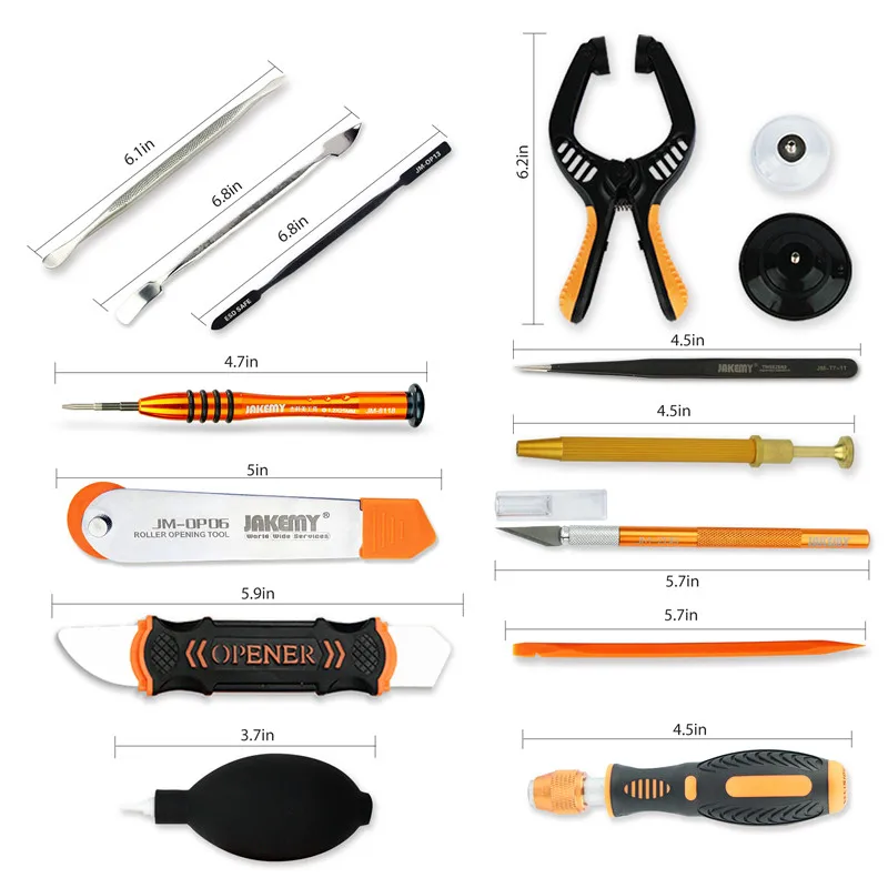 JAKEMY 84PCS Portable Dismantle Tools Kit Precision
