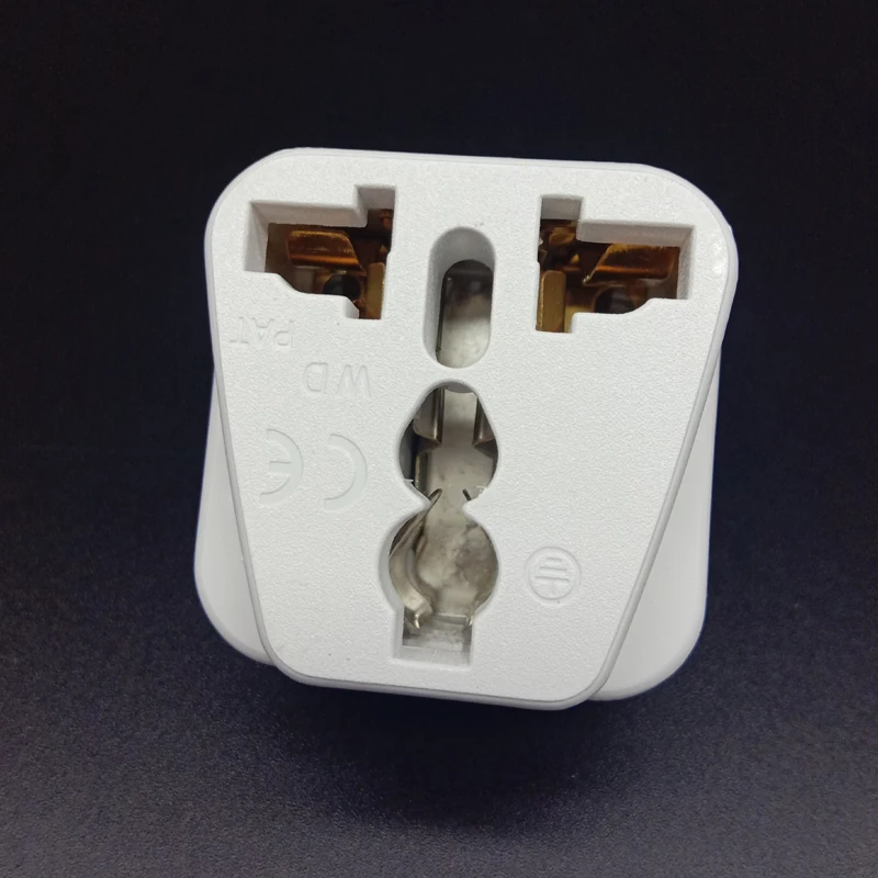 10 шт Универсальный ЕС Великобритания AU в США 2pin AC Путешествия Мощность Plug адаптер конвертер Канада Япония Бразилии Мощность Зарядное устройство розетки