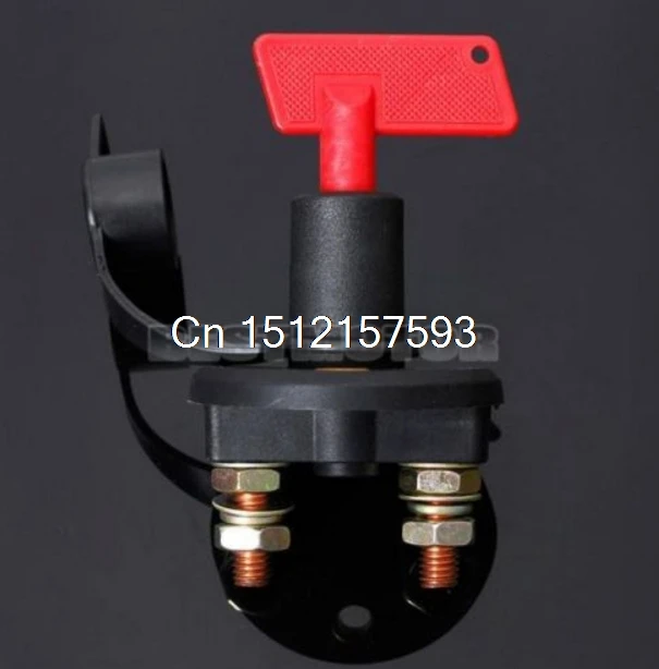

12V CAR TRUCK BOAT CAMPER BATTERY ISOLATOR DISCONNECT CUT OFF POWER KILL SWITCH M8 Thread