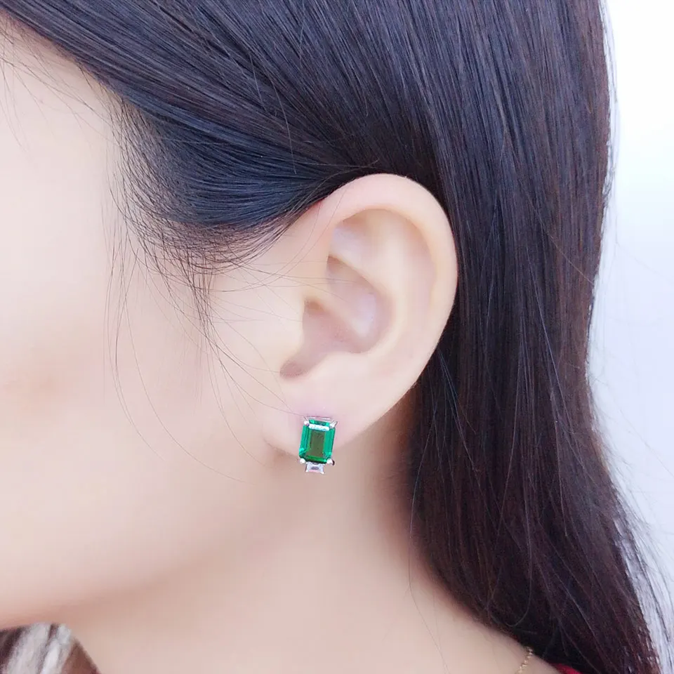 UMCHO-Emerald-sterling-silver-earrings-for-women-EUJ072E-1-PC_07