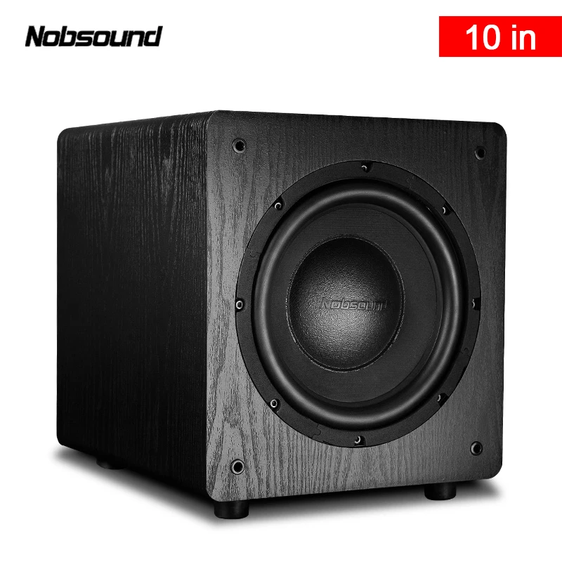 Nobsound SW 100 полнодиапазонный деревянный 250 вт 10 дюймовый активный сабвуфер колонка