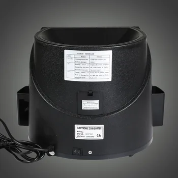 

Automatic Electronic Money Sorter & Coin Counter Cash Currency Counting Machine Europe Stock Free Tax