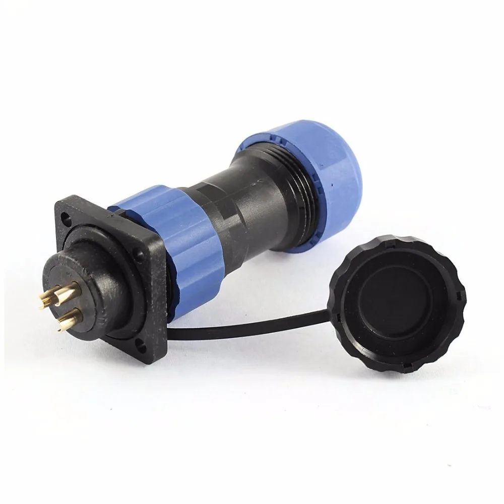 

SD20 20mm 4 Pin 4P Square Waterproof Aviation Cable Connector Socket IP68 2P 3P 7P 5P 9P 12P