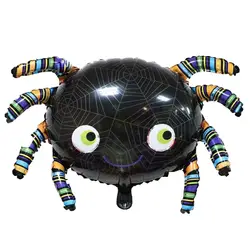 Хэллоуин воздушные шары паук приведение в виде тыквы фольги Воздушные шары вечерние украшения Хэллоуин