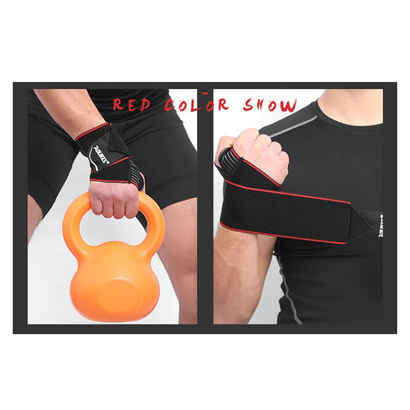 2pcs Wristband Sport Professional Wrist Support Brace Straps Wraps Sprain/GymBasketball/ Volleyball/Training/Weightlifting