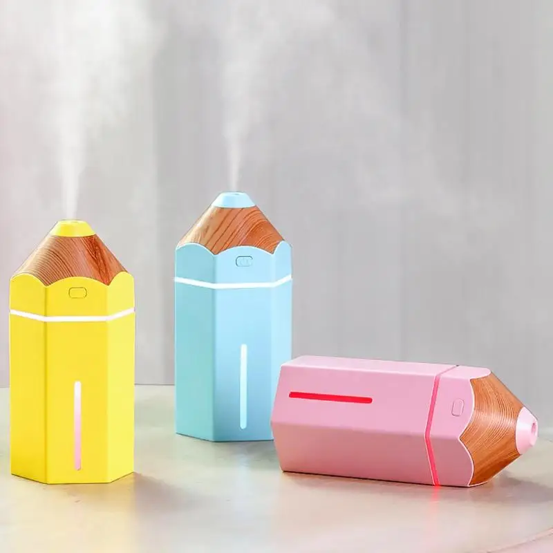 

Portable 230ml Pencil Shape USB Rechargeable Humidifier Essential Oil Aroma Diffuser Air Purifier Atomizer for Office Desktop